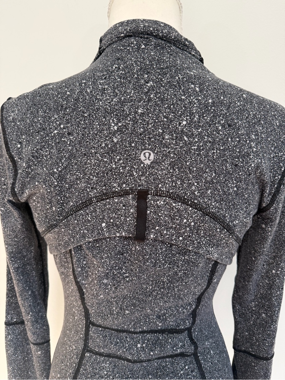 Lululemon Define Jacket in Luminesce Splatter Black and White Full Zip Jacket - Picture 9 of 9